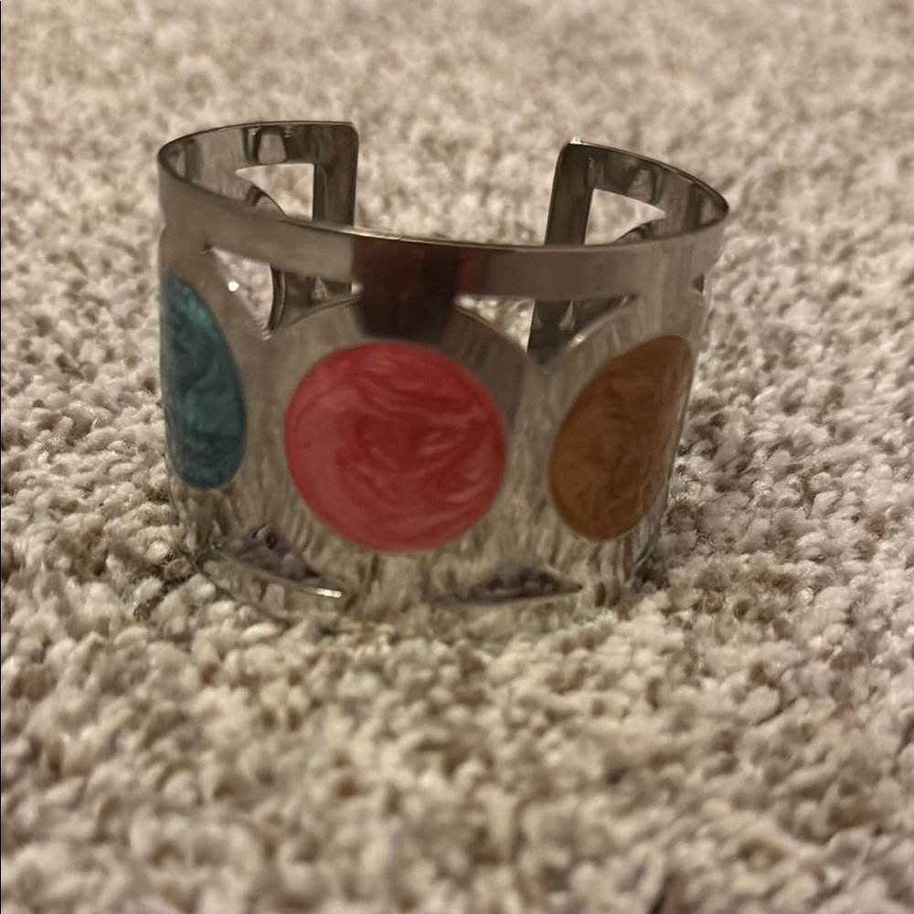 Colorful Metal Cuff Bracelet
